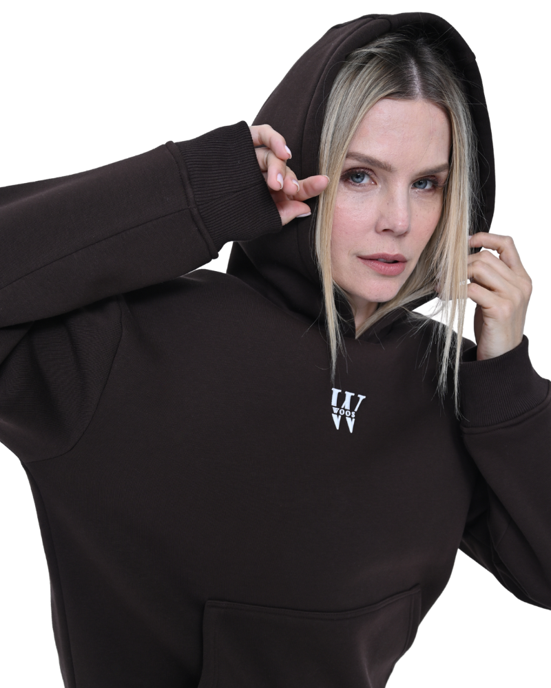 MOURNE HOODIE WOMEN CHOCOLATE