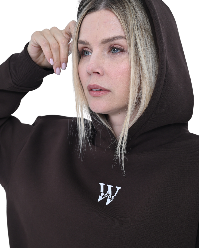 MOURNE HOODIE WOMEN CHOCOLATE