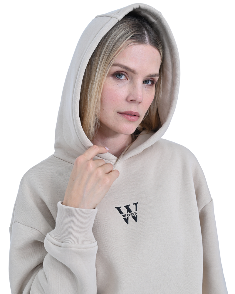 MOURNE HOODIE WOMEN CREAM