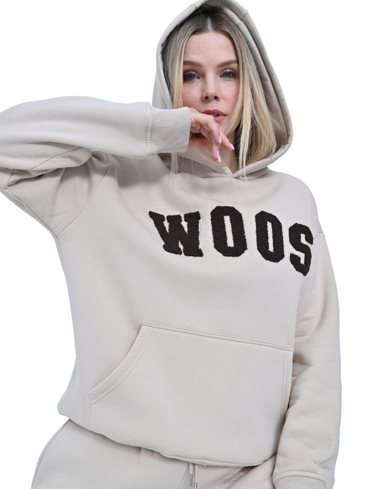 COBBLER HOODIE WOMEN CREAM